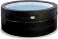 EXIT Toys Luxus Outdoor Whirlpool für 4 Personen - Isoliert mit Heizung und Filterpumpe - Schwarze Schaumstoffwände und Abdeckplane - 120 Luftdüsen