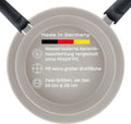 Fissler Ceratal Comfort 2-teiliges Pfannenset - Antihaft-Keramikpfannen für Induktion, 24 und 28 cm, Grau