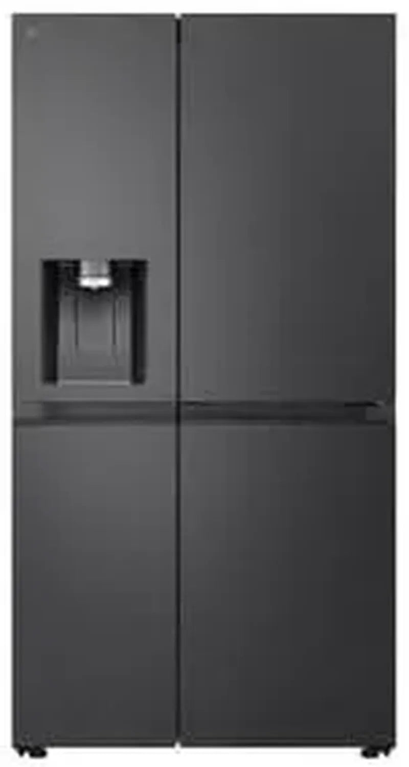 LG Side-by-Side Kühlschrank 628L mit Wasserspender und Wi-Fi in Schwarz