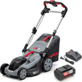 IKRA 36V Akku-Rasenmäher 3-in-1, für Flächen bis 600m², 43cm Schnittbreite, höhenverstellbar 30-75mm, inkl. Akku und Ladegerät