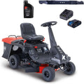 Scheppach Rasentraktor Benzin 6 PS, E-Start, 61 cm Schnitt, 150 L Fangbox