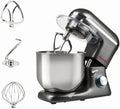Girmi IM46 Küchenmaschine, 1800 W, 8L Behälter, 6 Stufen, Impulsfunktion, Edelstahlschüssel, Sicherheitsfeatures, Zubehör, Anthrazit